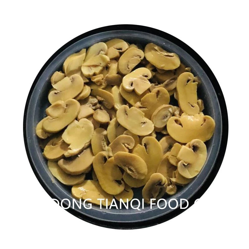 PNS white mushroom in brine in drums